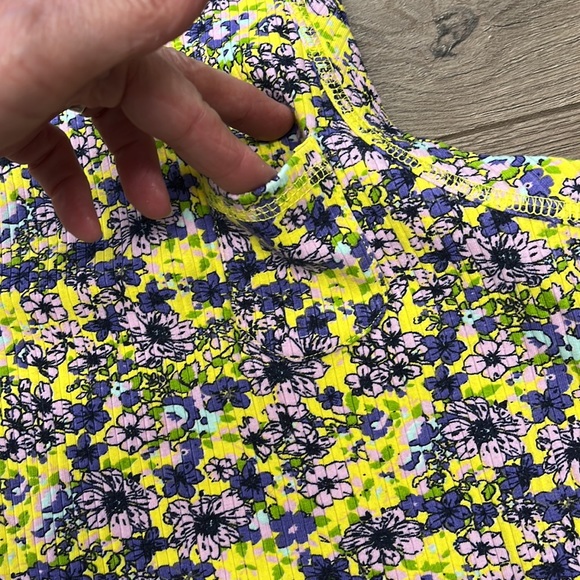 Free People Wishful Floral Printed Tank Top - Picture 6 of 8